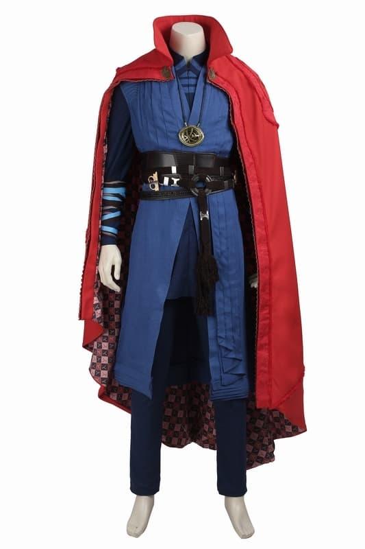 Halloween Carnival Dr. Strange No Way Home Cosplay Costume with Boots