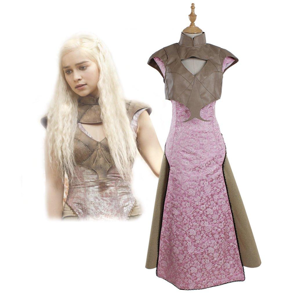 Daenerys Cosplay Costume Women Dress | Halloween Party Outfit | Coscomos - Coscosmos