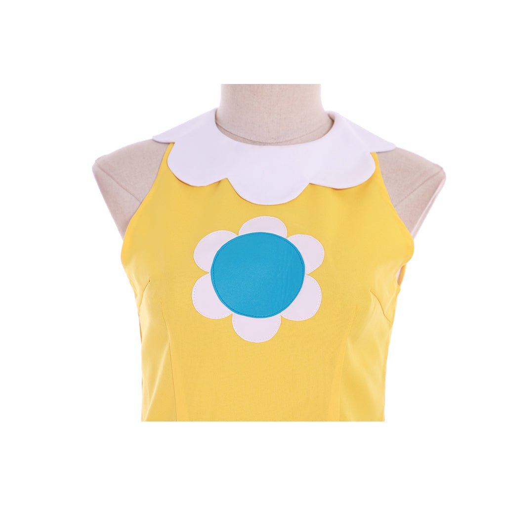 Daisy Cosplay Costume Yellow Tennis Suit | Daisy Sportswear Outfit for Cosplay - Coscosmos