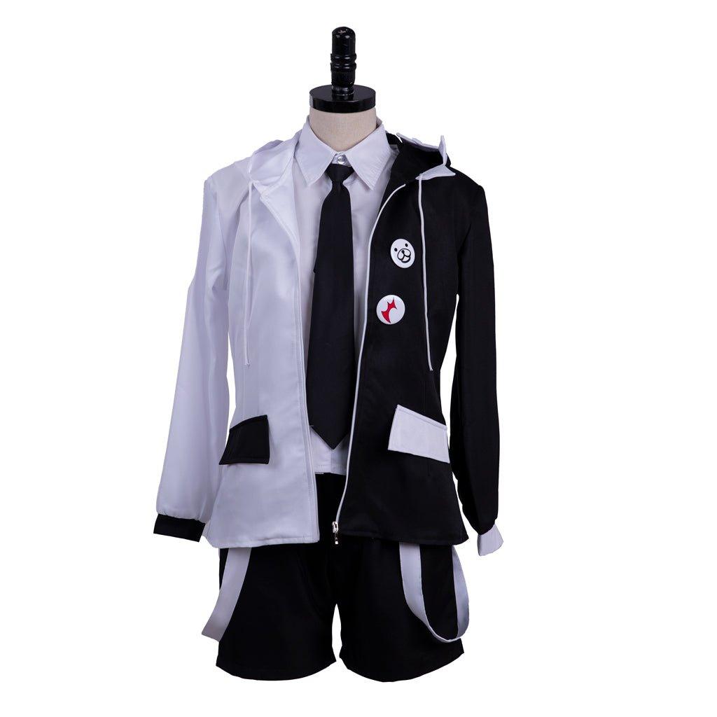 Danganronpa Monokuma Cosplay Costume Full Set - Black & White Bear Outfit - Coscosmos