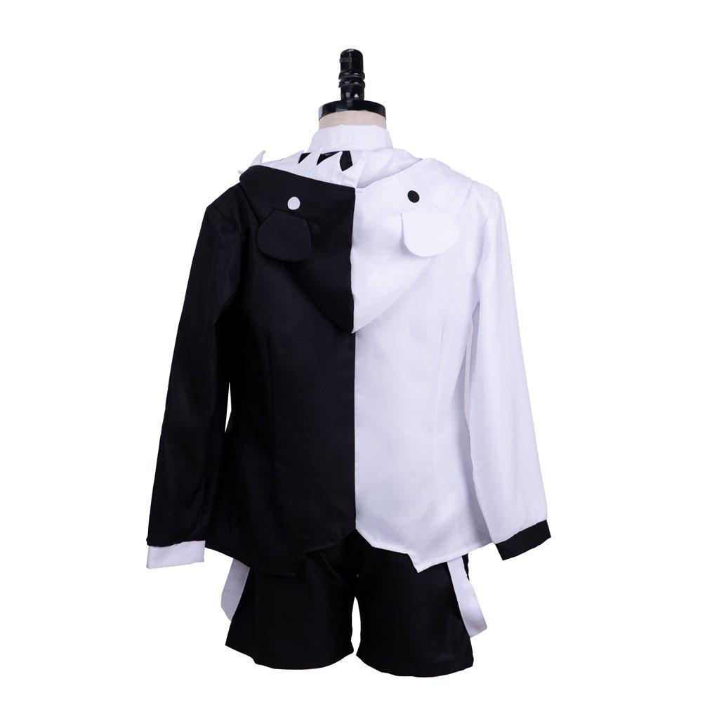 Danganronpa Monokuma Cosplay Costume Full Set - Black & White Bear Outfit - Coscosmos