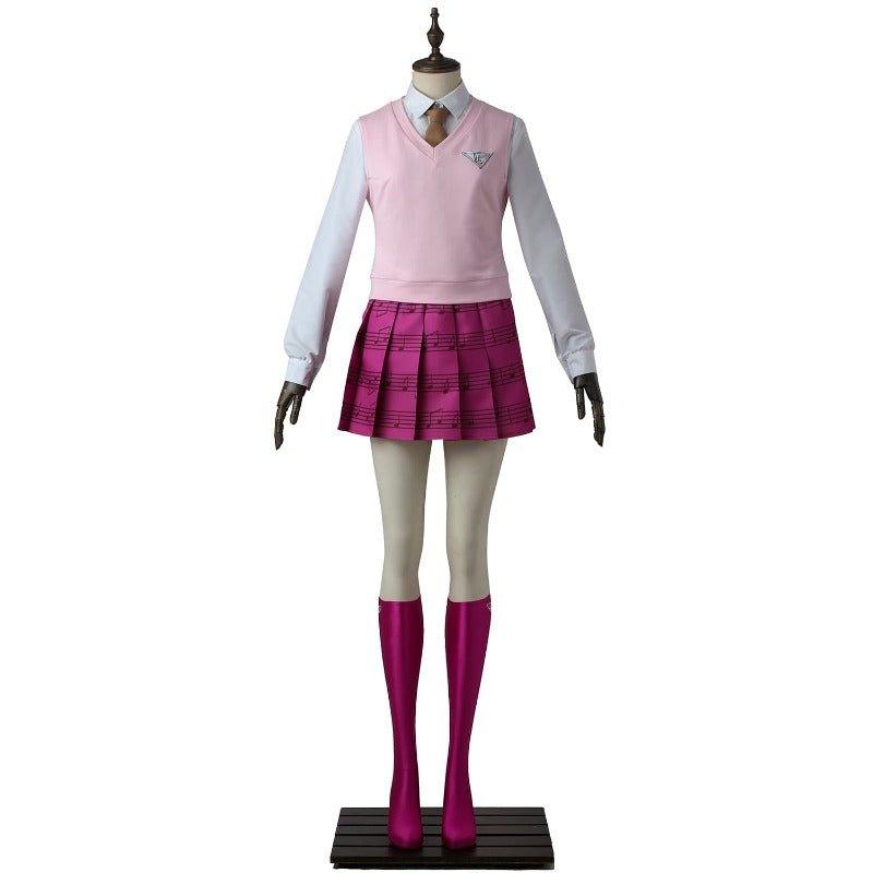 Danganronpa V3: Kaede Akamatsu Cosplay Costume for Halloween & Comic - Con - Coscosmos