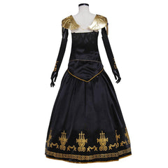 Dark Princess Twilight Warrior Cosplay Black Dress | Game Cosplay Costume - Coscosmos