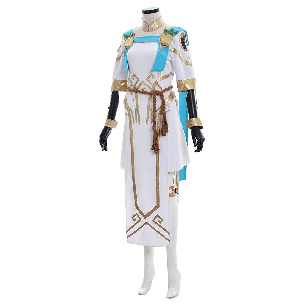 Overwatch Mercy Victory Cosplay Costume Angela Ziegler Summer Games Skin Outfit Full Set