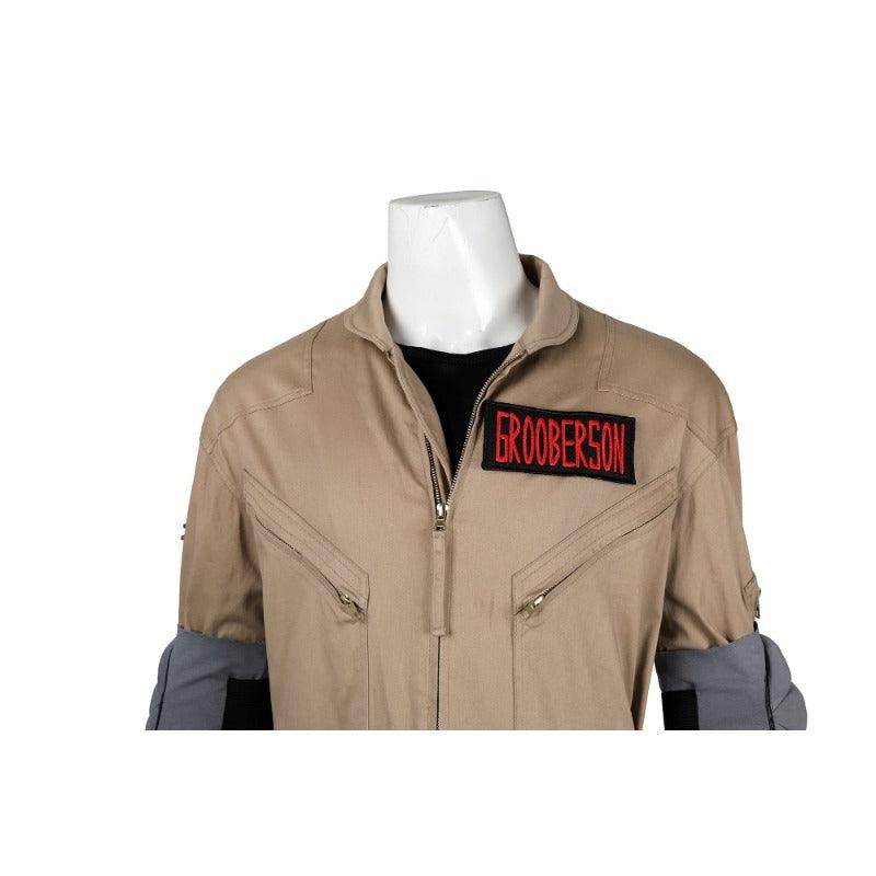 Male Gary Grooberson Cosplay Costume - Ghostbusters Jumpsuit with Accessories, Tailor-Made Options