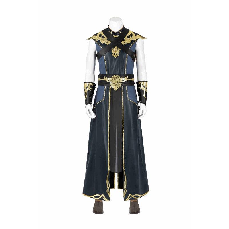 The Dark Urge Cosplay Costume for Male White Dragonborn Sorcerer BG3 Full Set with Shoes