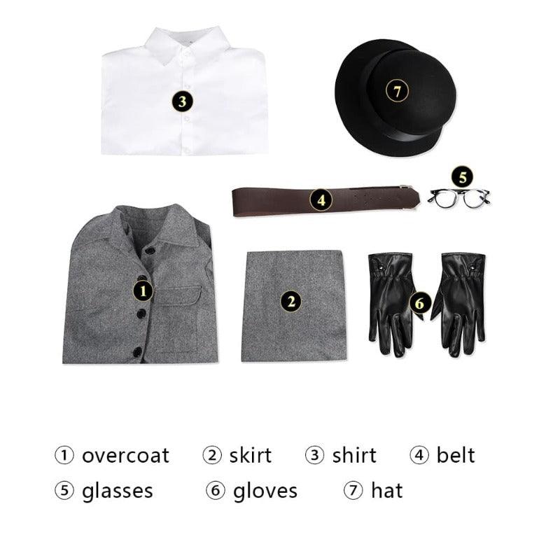 Princess Diana of Themyscira Cosplay Costume for Adults and Kids – Anime Style Outfit with Hat for Halloween D02