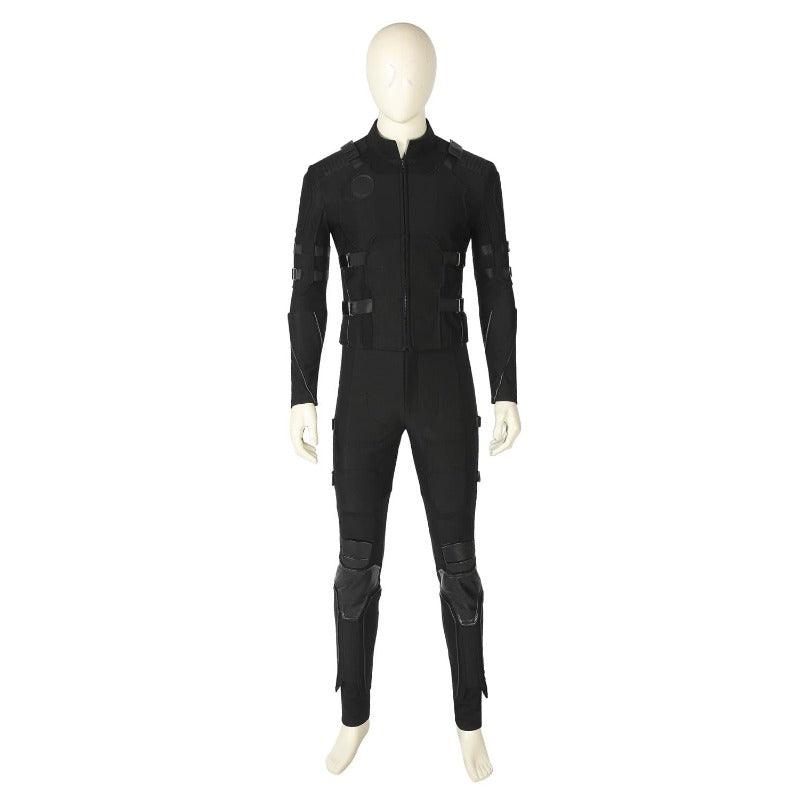 Spider-Man Far From Home Black Battle Suit Cosplay Costume Set - Peter Parker Sneak Version