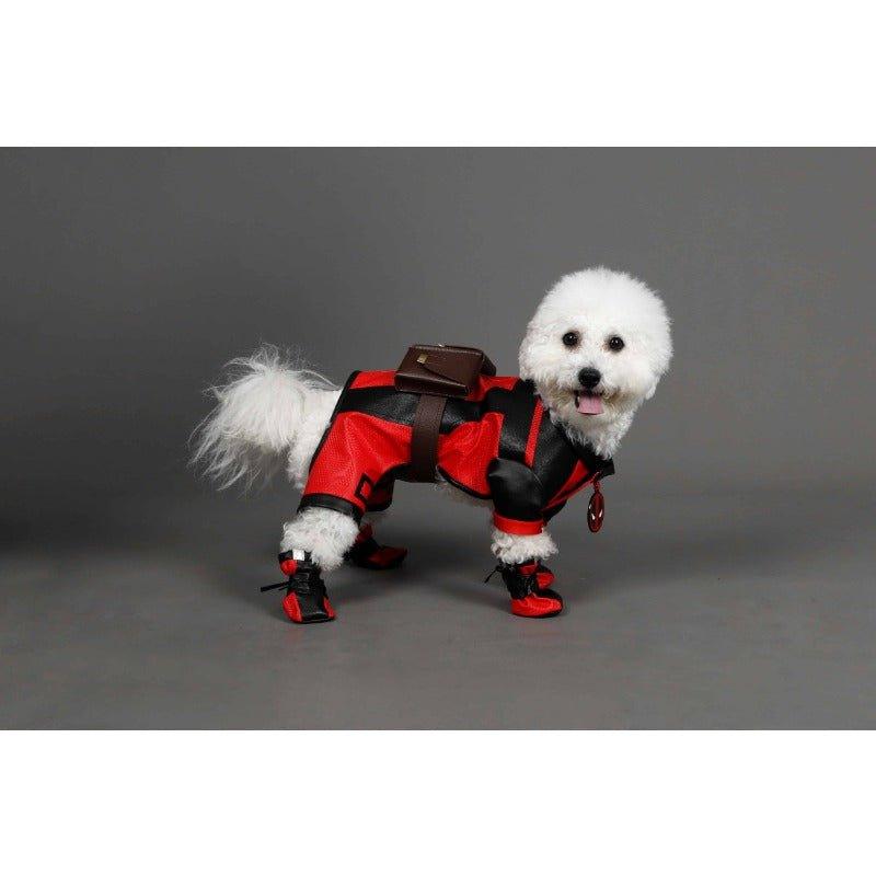 Deadpool Dog Cosplay Costume - Superhero Pet Outfit for Halloween & Parties - Coscosmos