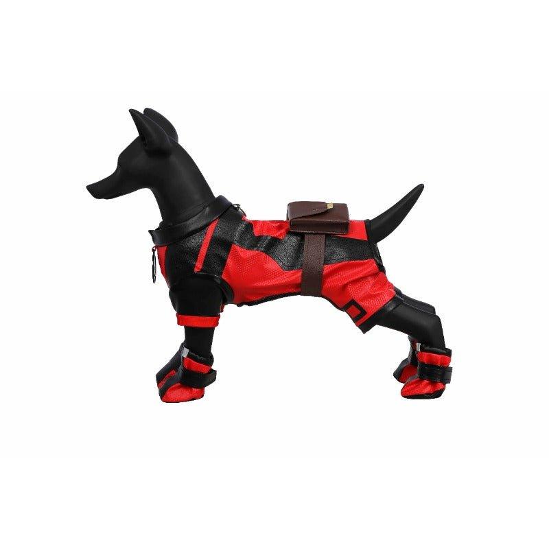 Deadpool Dog Cosplay Costume - Superhero Pet Outfit for Halloween & Parties - Coscosmos