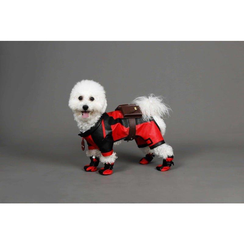 Deadpool Dog Cosplay Costume - Superhero Pet Outfit for Halloween & Parties - Coscosmos