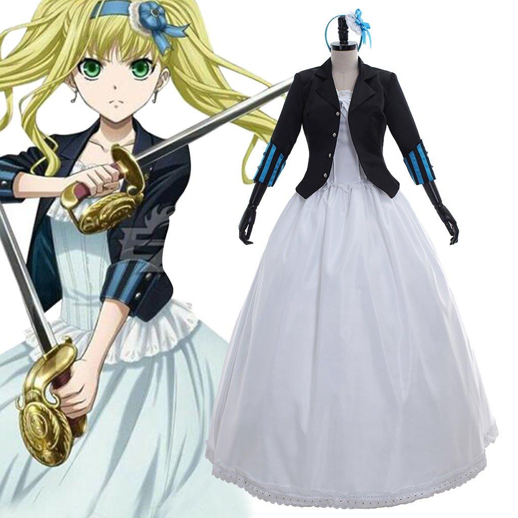 Deluxe Black Butler Luxury Cruise Arc Elizabeth Midford Cosplay Costume - Coscosmos