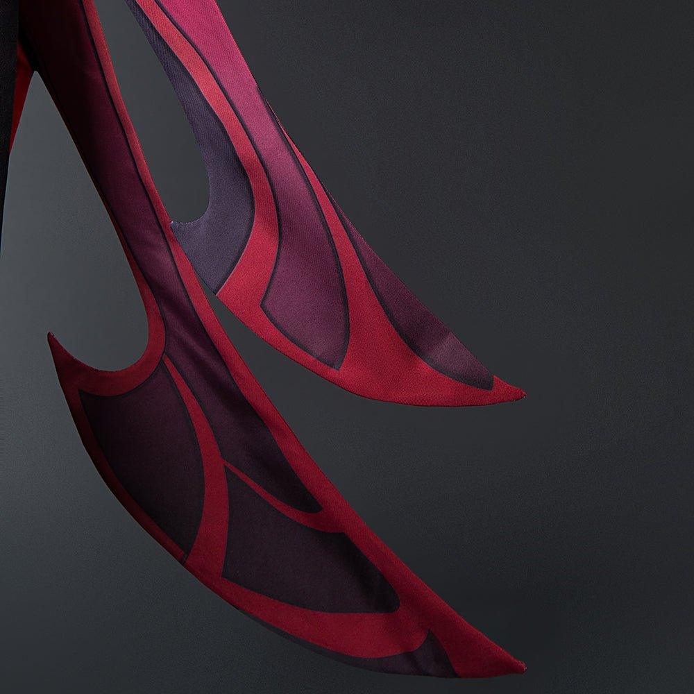 Delve into the Night with the Diluc Crimson Evening Cosplay Costume - Genshin Impact - Coscosmos