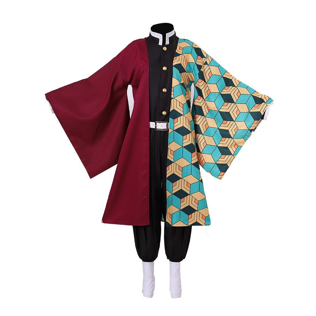 Demon Slayer Giyuu Cosplay Kimono Robe Uniform Outfit - Coscosmos