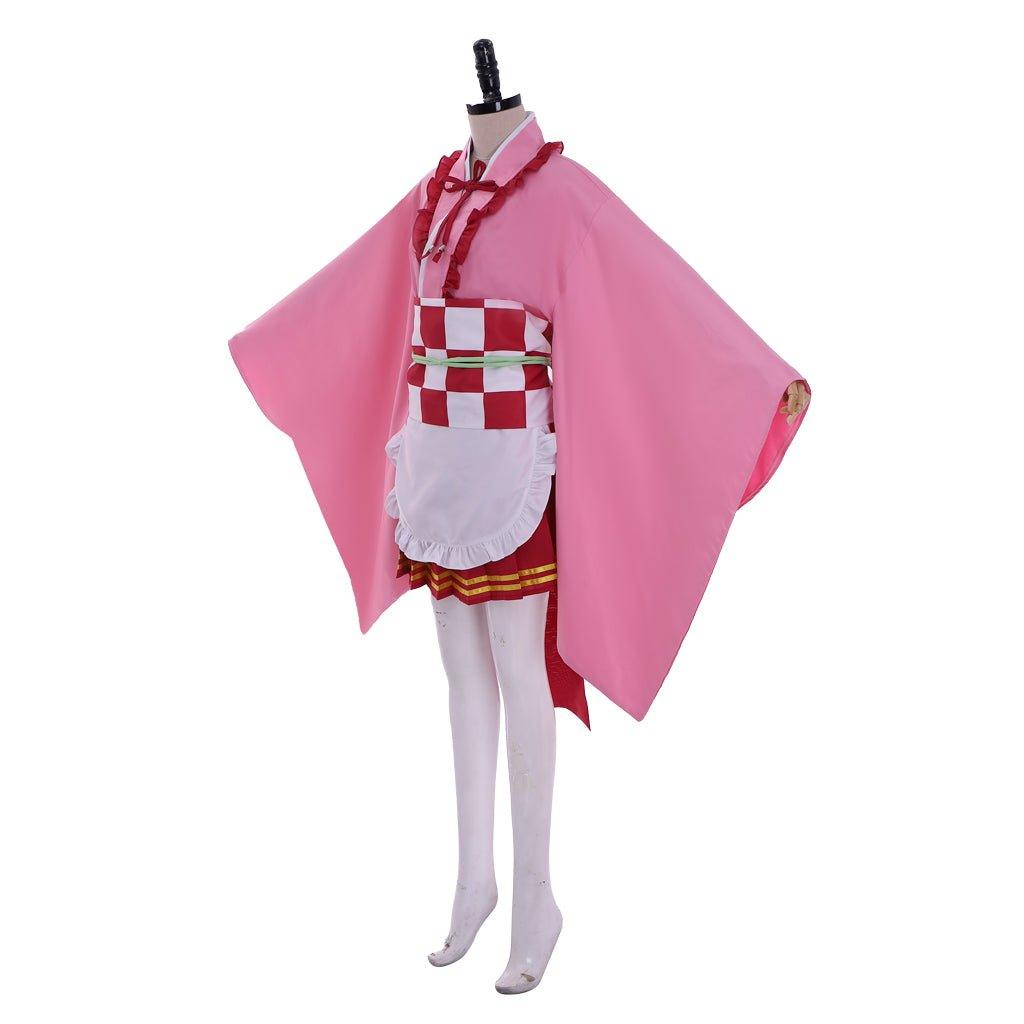 Demon Slayer Kanroji Mitsuri Cosplay Costume - Japanese Kimono Lolita Dress - Coscosmos