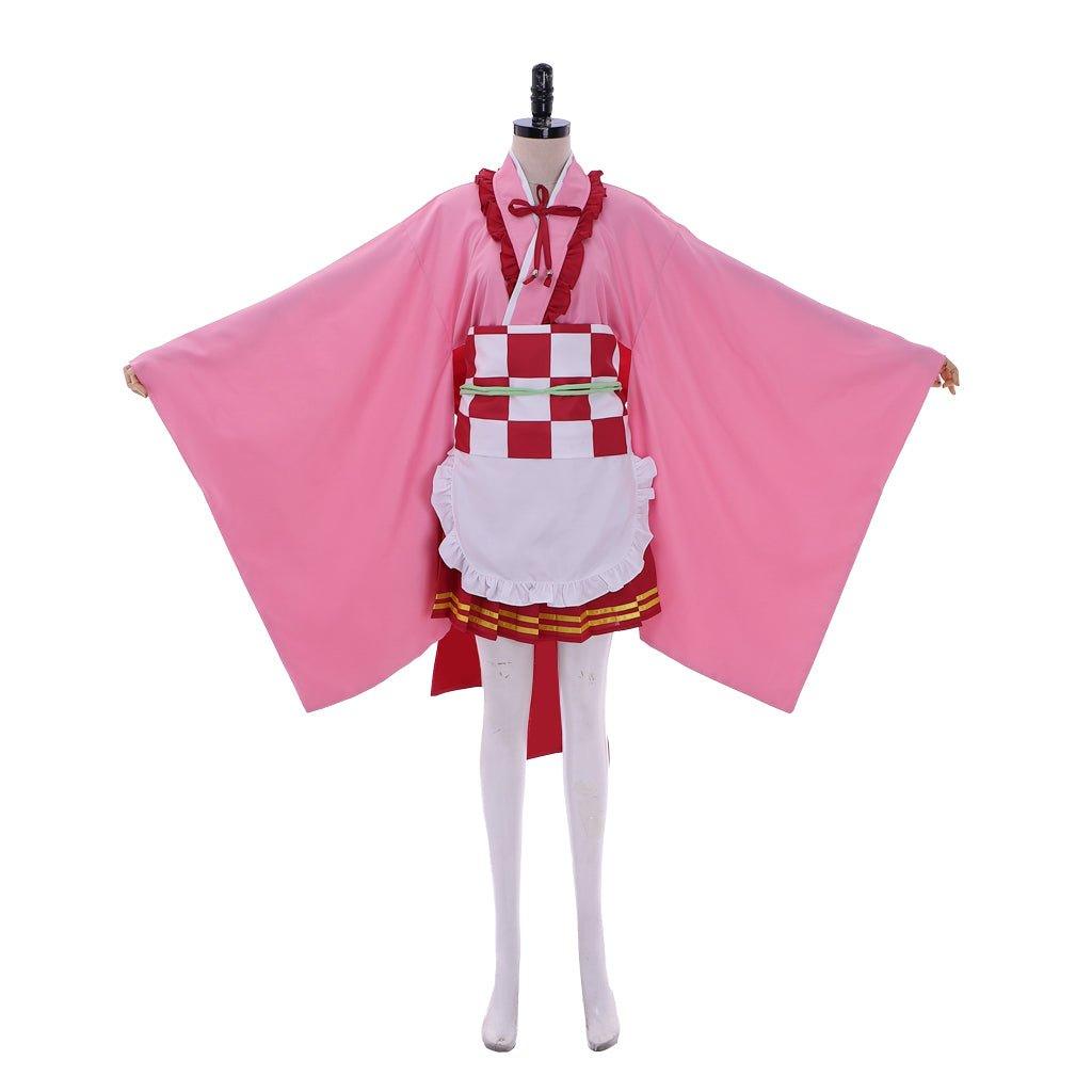 Demon Slayer Kanroji Mitsuri Cosplay Costume - Japanese Kimono Lolita Dress - Coscosmos