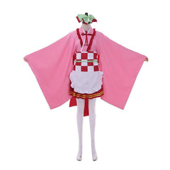 Demon Slayer Kanroji Mitsuri Cosplay Costume - Japanese Kimono Lolita Dress - Coscosmos