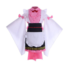 Demon Slayer Kanroji Mitsuri Maid Outfit Cosplay Costume - Coscosmos