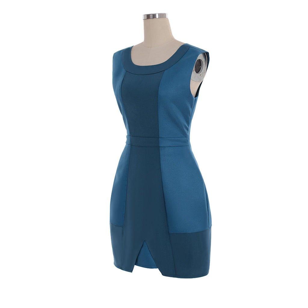 Detroit: Become Human Chloe Cosplay Costume | Custom - Made Blue Dress Full Set Outfit - Coscosmos