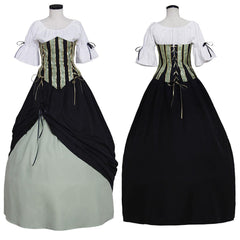 Vintage Europe Medieval Victorian Renaissance Dress for Women