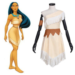 Disney Pocahontas Cosplay Costume | Elegant Pocahontas Dress for Halloween & Cosplay Events - Coscosmos