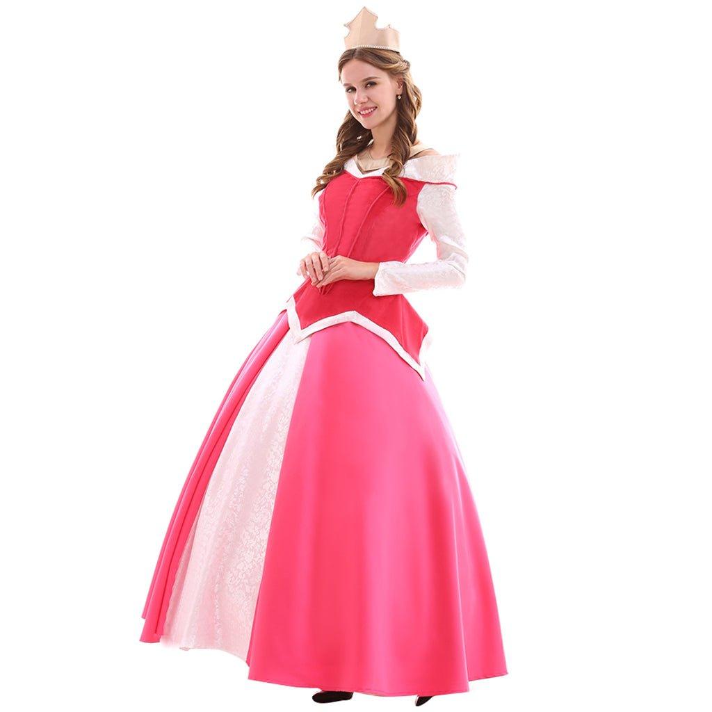 Disney Sleeping Beauty Princess and Prince Cosplay Costume Series | Aurora & Prince Phillip Couple Outfits - Coscosmos