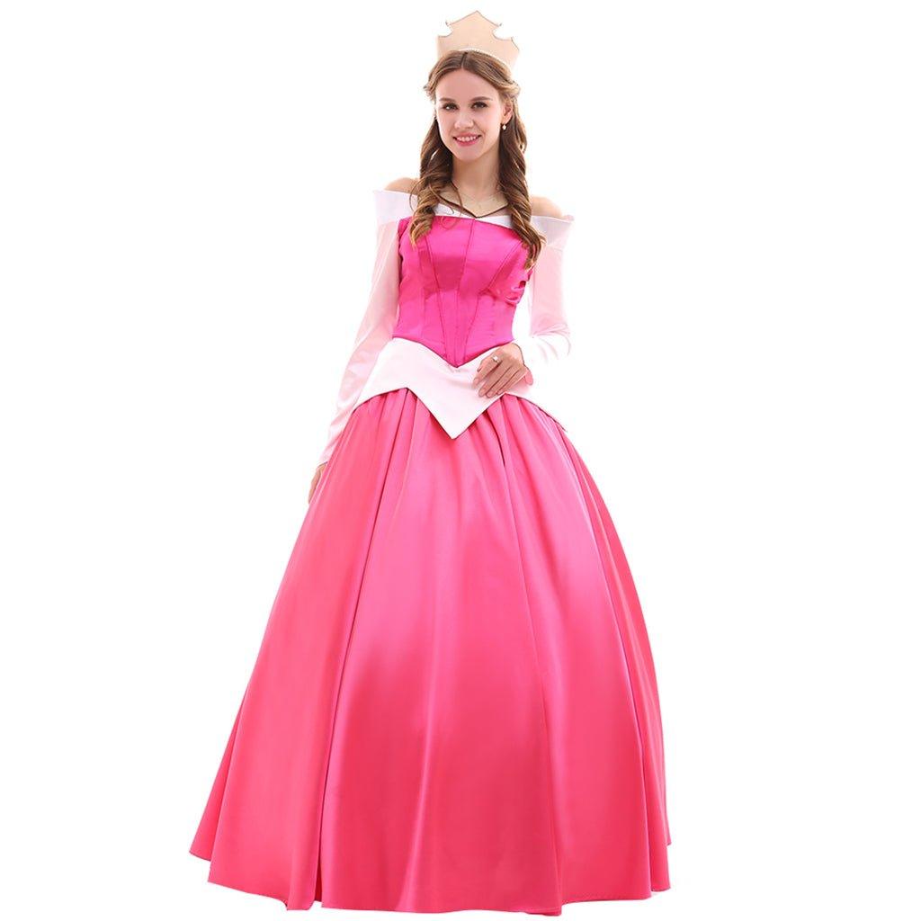 Disney Sleeping Beauty Princess and Prince Cosplay Costume Series | Aurora & Prince Phillip Couple Outfits - Coscosmos