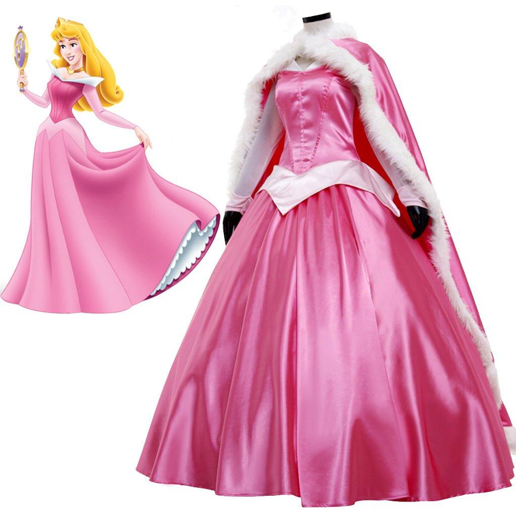 Disney Sleeping Beauty Princess and Prince Cosplay Costume Series | Aurora & Prince Phillip Couple Outfits - Coscosmos