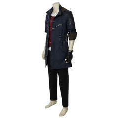 DMC 5 Nero Cosplay Outfit - Demon Hunter Long Jacket Halloween Costume for Adults - Coscosmos