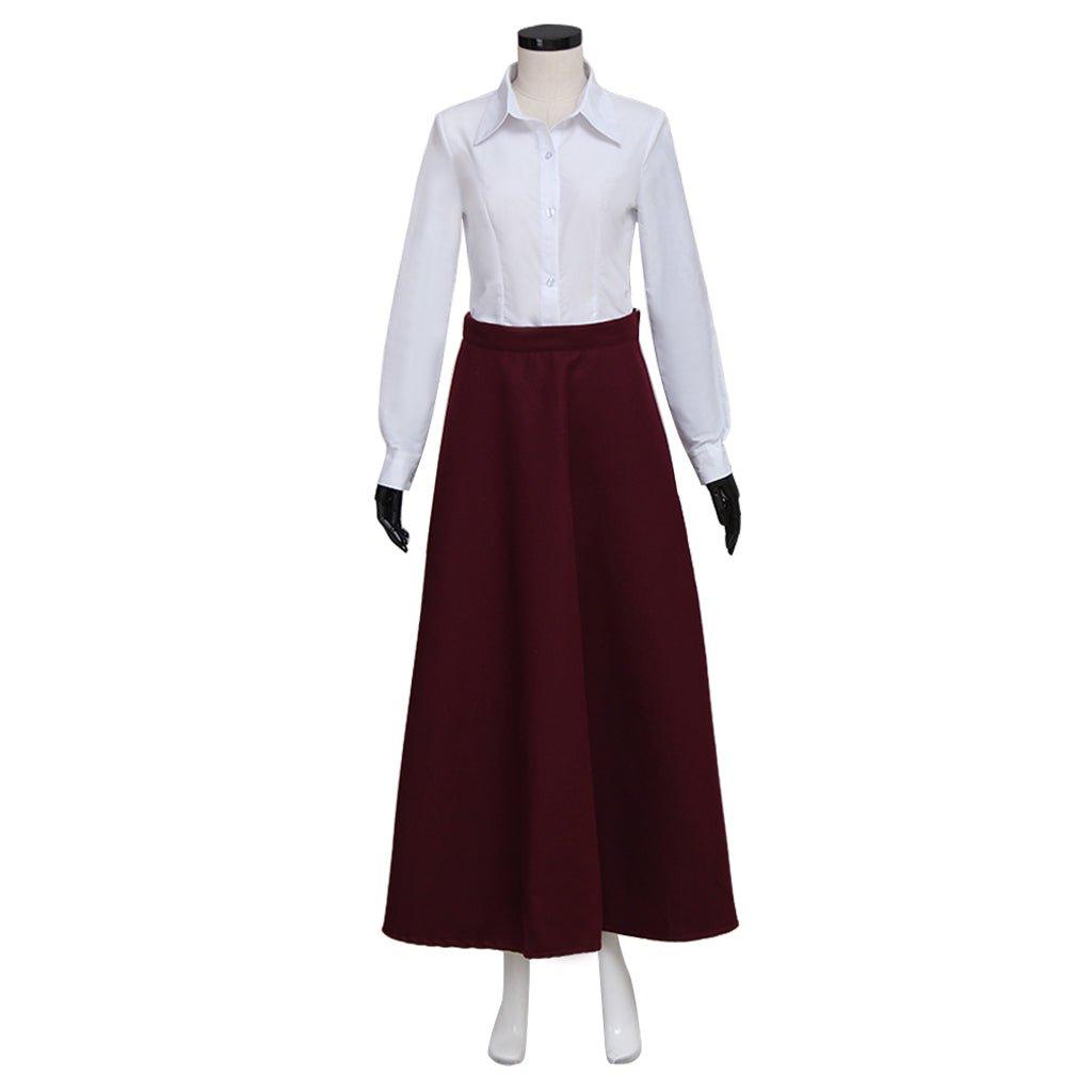 Doctor Who 8th Missy Mistress Cosplay Costume - Made Ladies Top, Skirt, and Shirt Set | Coscomos - Coscosmos