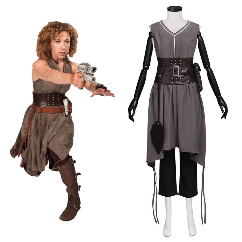 Doctor Who River Song Cosplay Costume – Alex Kingston Dress | Women's Sci - Fi TV Series Cosplay | Coscomos - Coscosmos