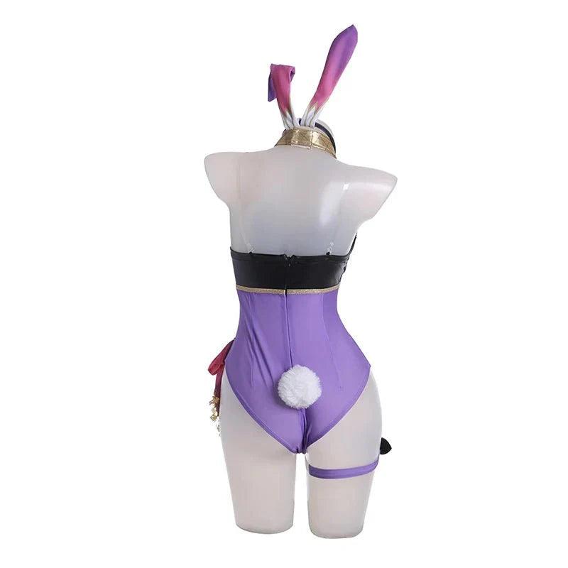 Dori Bunny Girl Costume Genshin Impact Dori Bunny Suit Sexy Women Jumpsuit Dori Purple Uniform Full Set - Coscosmos