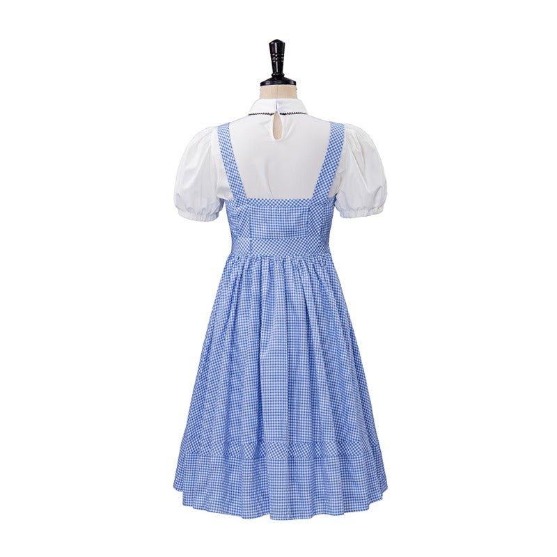 Dorothy Costume for Women - Blue Gingham Two - Piece Cosplay Outfit - Coscosmos