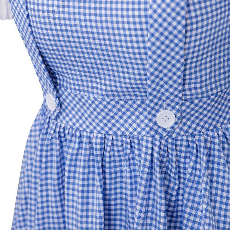 Dorothy Costume for Women - Blue Gingham Two - Piece Cosplay Outfit - Coscosmos