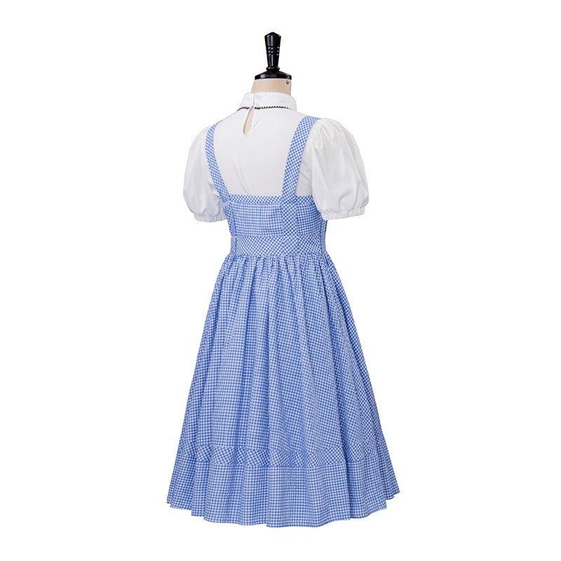 Dorothy Costume for Women - Blue Gingham Two - Piece Cosplay Outfit - Coscosmos