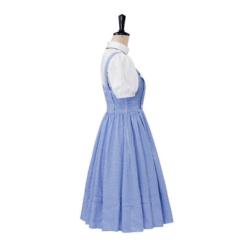 Dorothy Costume for Women - Blue Gingham Two - Piece Cosplay Outfit - Coscosmos