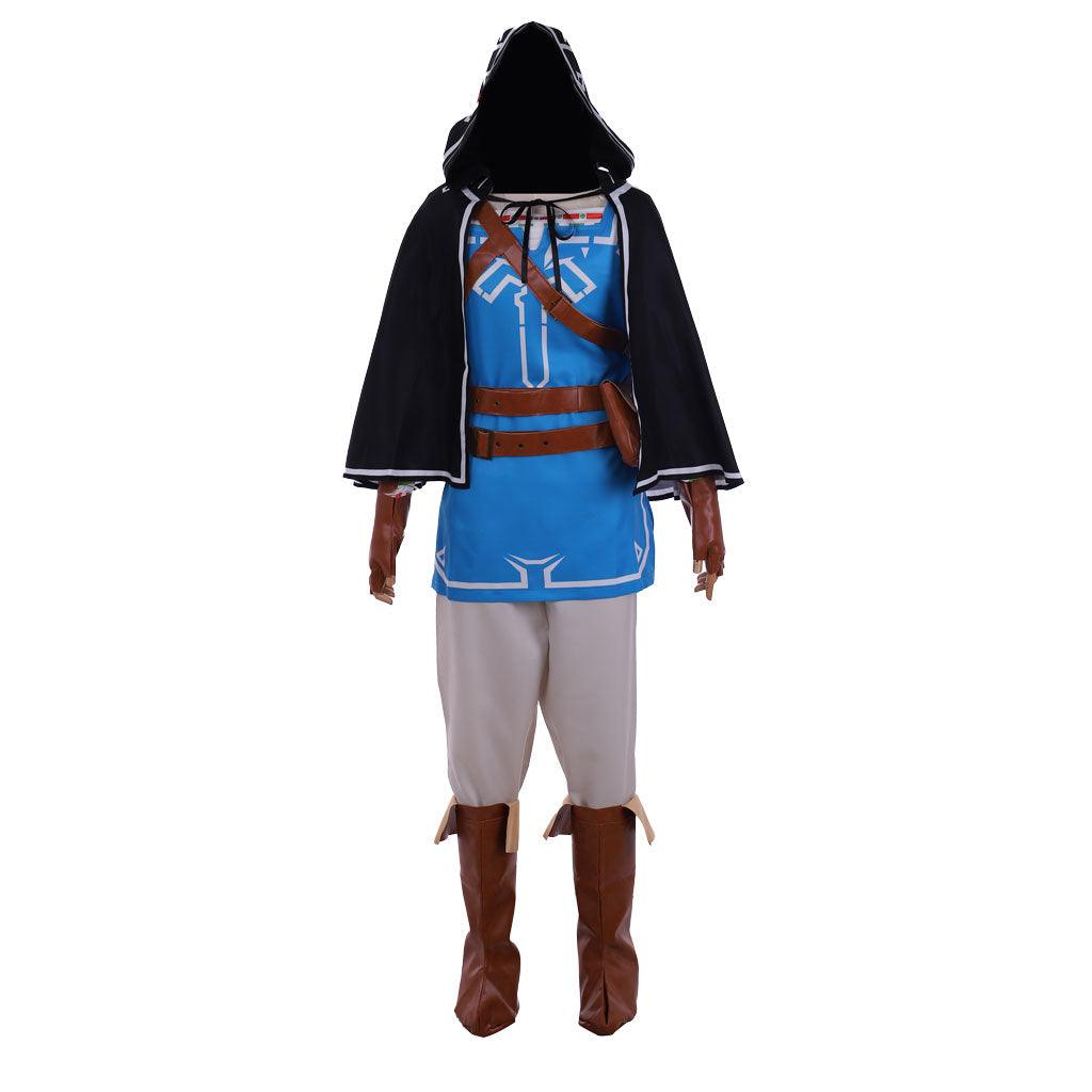 Game Zelda: Breath of the Wild Link Cosplay Costume Full Set - Authentic Hero Outfit