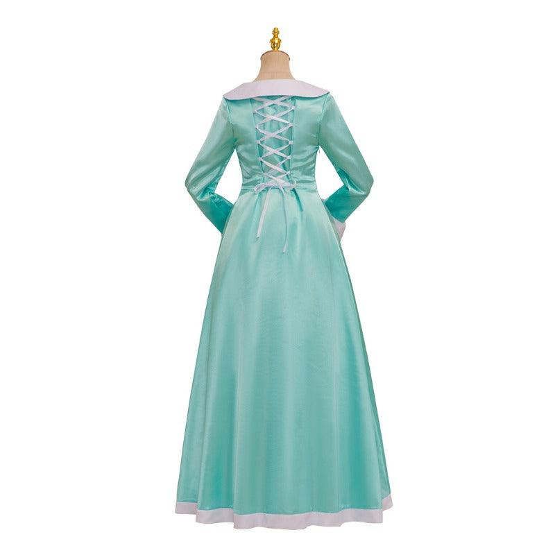 Princess Rosalina Cosplay Costume - Blue Long Dress with Crown Accessories for Women & Teens