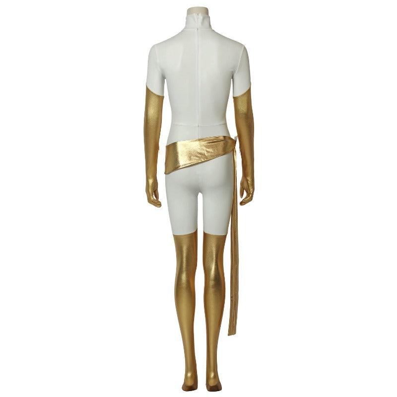 Phoenix X-Men Pearl White Spandex Cosplay Costume for Movie Fans