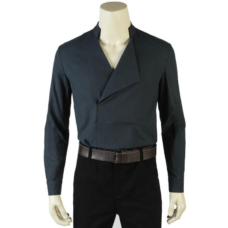 Han Solo Cosplay Costume Set - Top, Pant, Coat, Belt for Halloween & Parties