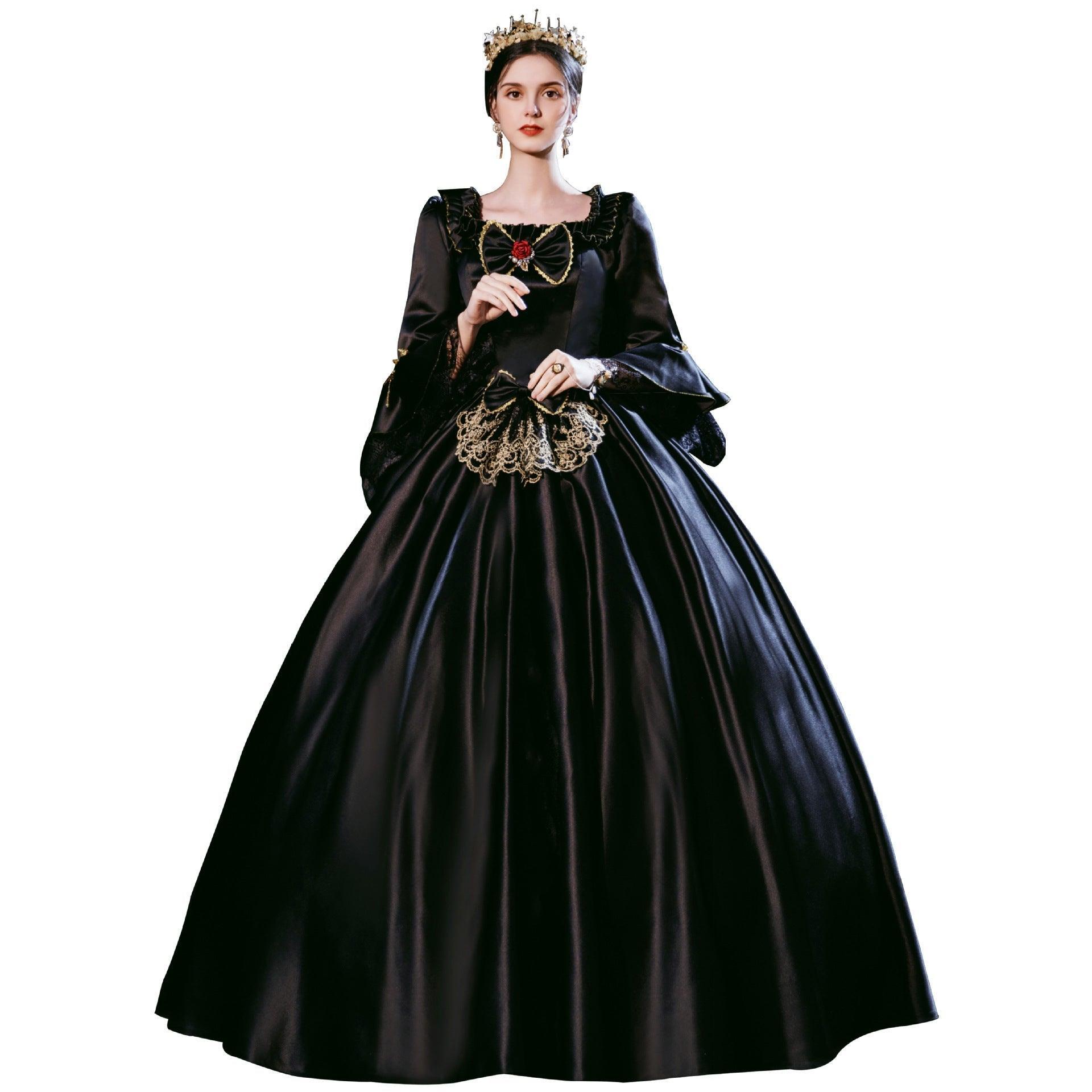 Ebon Queen Gothic Costume - Your Halloween Regalia for Dark Enchantment - Coscosmos