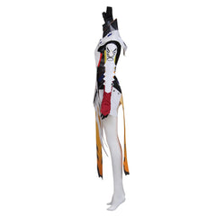 Game Mercy Cosplay Costume – Fantasy Battle Jumpsuit for Fans and Cosplay Events