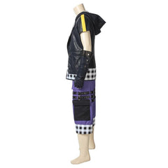 Kingdom Hearts III Riku Cosplay Costume - Black Jacket Uniform Coat