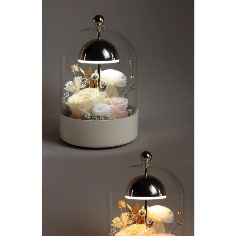 Elegant Eternal Flower Night Light - A Unique Home Decor and Gift for Her - Coscosmos