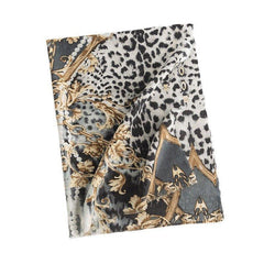 Elegant Leopard Print Scarf for Women – Winter Fashion Warm Shawl, Cozy Luxury Wrap for Thanksgiving & Halloween Gifts - Coscosmos