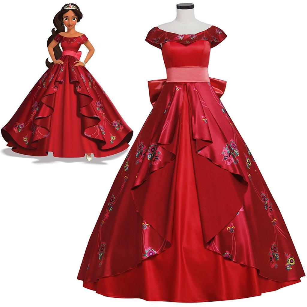 Elena of Avalor Princess Cosplay Dress | Adult Women’s Costume for Halloween & Disney Events - Coscosmos