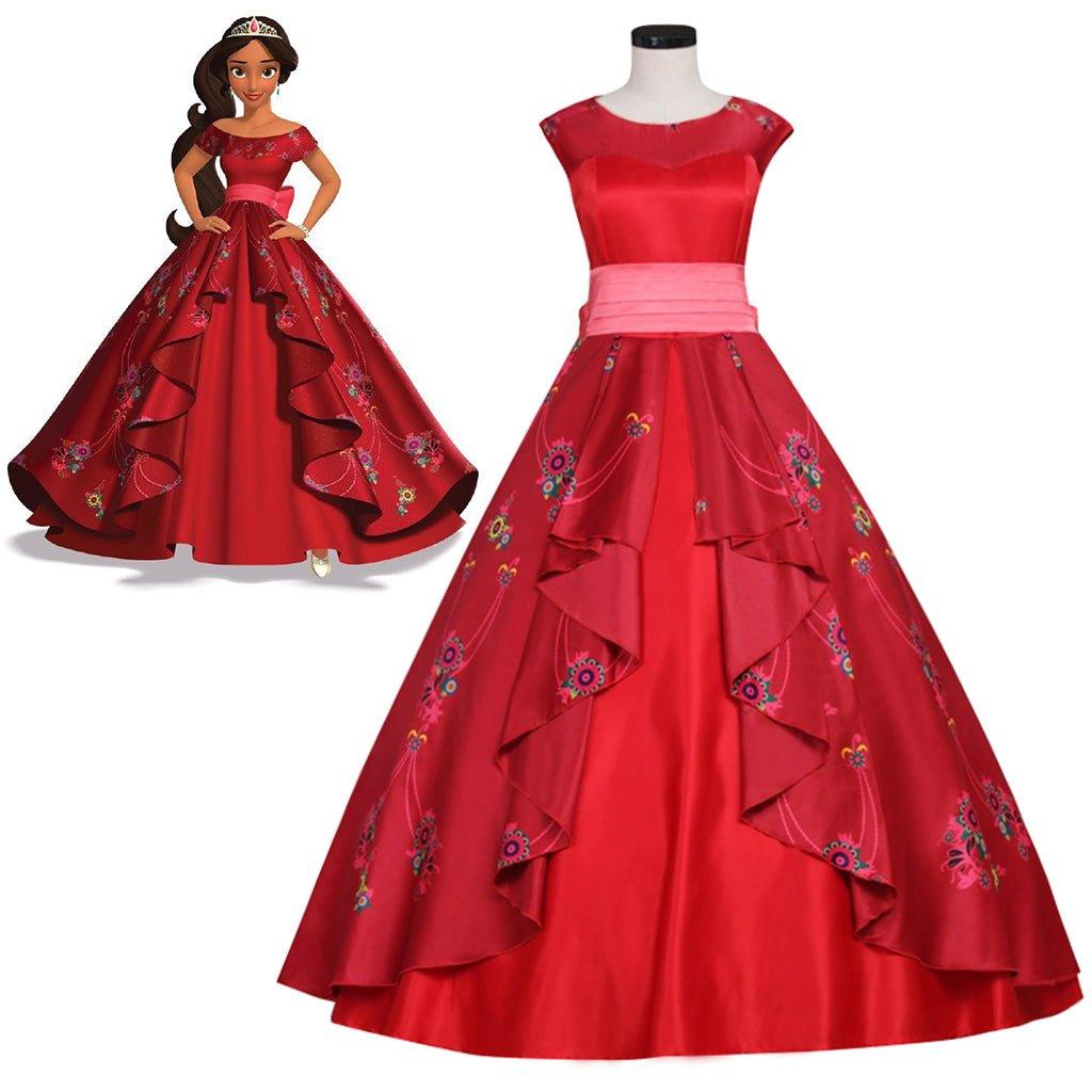 Elena of Avalor Princess Cosplay Dress | Adult Women’s Costume for Halloween & Disney Events - Coscosmos