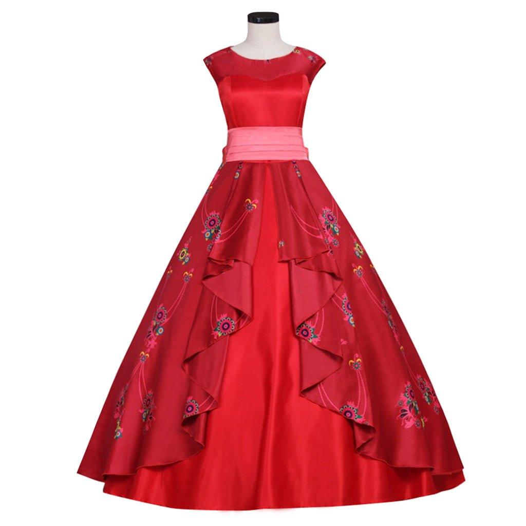 Elena of Avalor Princess Cosplay Dress | Adult Women’s Costume for Halloween & Disney Events - Coscosmos