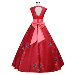 Elena Princess Red Ball Gown Costume | Adult Women’s Fancy Dress - Coscosmos