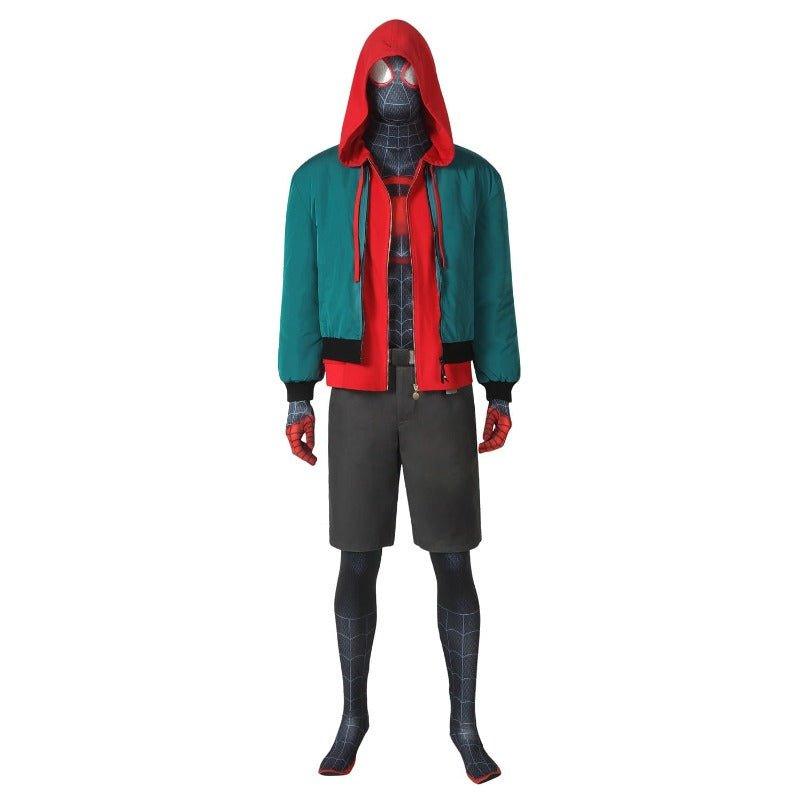 Etaya Miles Morales Spider - Man Cosplay Suit - Into The Spider - Verse Jumpsuit - Coscosmos